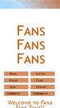 Mobile Screenshot of fansfansfans.net